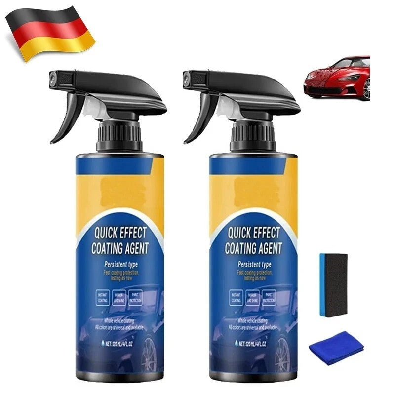 2 sets car coating spray, 3 in 1 multi-function al quick effect coating agent