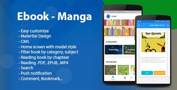 Ebook - Manga - Comic Android App Source Code