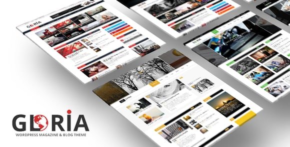 Gloria Multiple Concepts Blog Magazine WordPress Theme