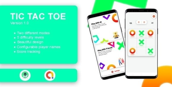 Tic Tac Toe Game with AdMob App Source