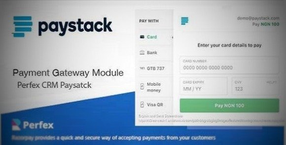Paystack Payment Gateway for Perfex CRM Addon