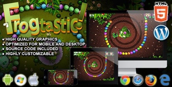 Frogtastic HTML5 Puzzle Game Download