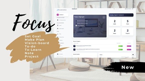 Focus Laravel Productivity Management Tool PHP Script