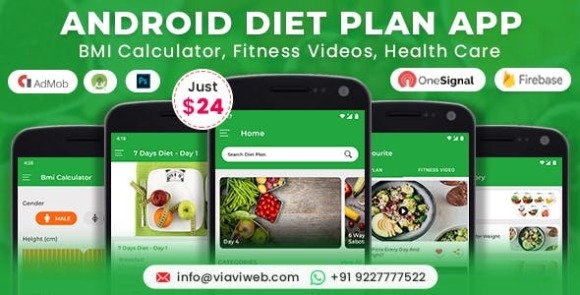 Android Diet Plan App BMI Calculator Fitness Videos Health Care