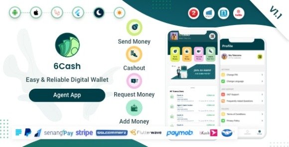 6Cash Agent App Source Code