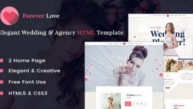 Forever Love Wedding and Agency HTML Template