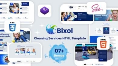Bixol Cleaning Services HTML Template