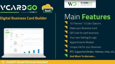 vCardGo SaaS Digital Business Card Builder Nulled Script