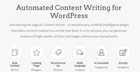 Sage AI Automated Content Writing WordPress Plugin Nulled