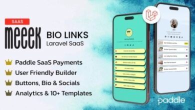 Meeek Bio Links SaaS Laravel Script