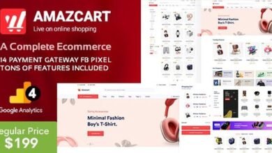 AmazCart Laravel Ecommerce System CMS Multi-Vendor Script