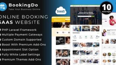 BookingDo SaaS Multi Business Appointment Scheduling and Service Booking