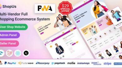 ShopUs Laravel Multivendor Fashion eCommerce Website Script
