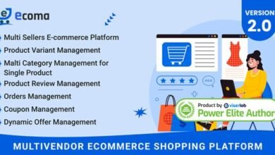 Ecoma Multivendor Ecommerce Shopping Nulled Script