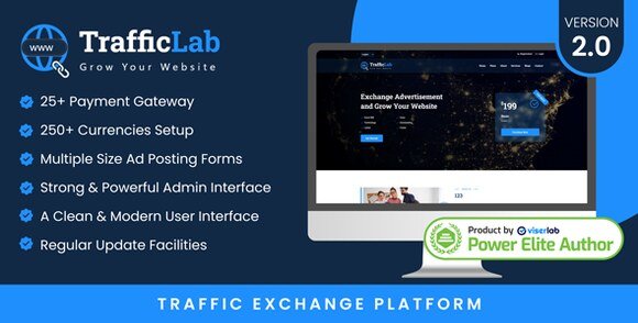 TrafficLab Traffic Exchange Platform Nulled Script