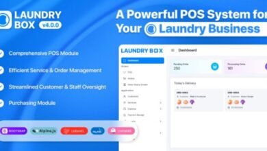 Laundry Box POS and Order Management System Nulled