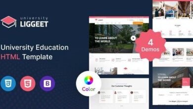 Liggett University Education HTML Template