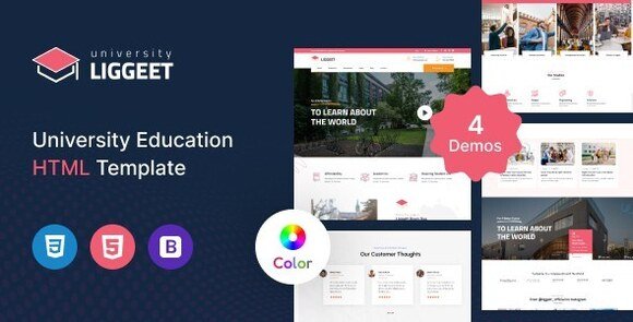 Liggett University Education HTML Template