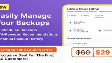 Backup Module for Tabletrack Addon