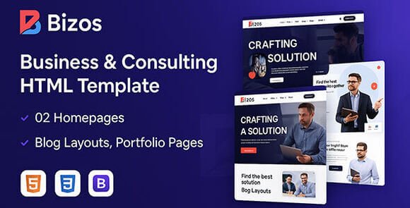 Bizos Creative Agency HTML Template