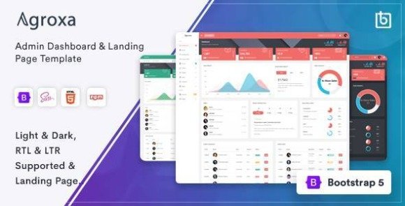 Agroxa Material Design Admin and Dashboard Template