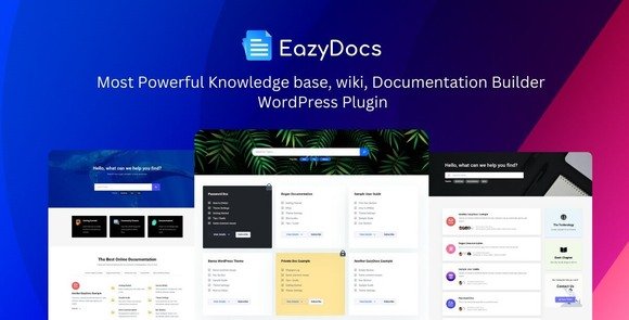 EazyDocs Ultimate Documentation Solution WordPress Plugin