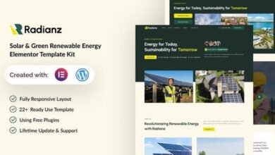 Radianz Solar and Green Renewable Energy HTML Template