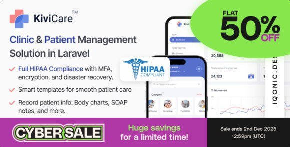 KiviCareTM Clinic Management System Laravel Flutter