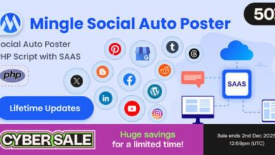 Mingle SAAS Social Auto Poster Scheduler PHP Script