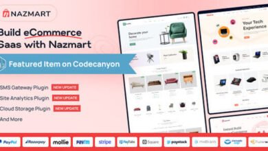 Nazmart Multi-Tenancy eCommerce Platform SaaS Nulled